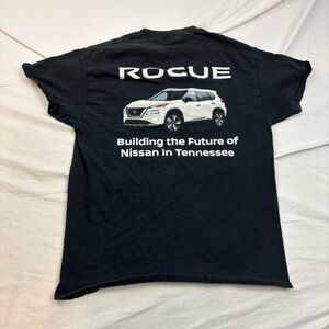 Gildan Unisex Graphic Tee T-Shirt Black Nissan Rogue Medium